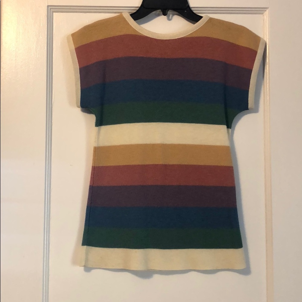 Short sleeve sweater